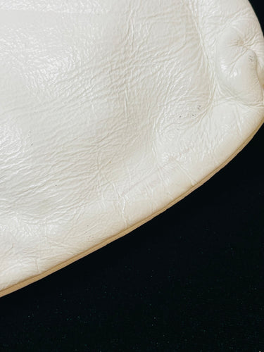 1980’s Ande' White Leather Purse